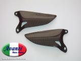 Ducati 848 1098 1198 Carbon Fibre Heel Plates