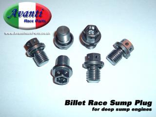 Billet Race Sump Plug for Deep-Sump / TestaStretta engines