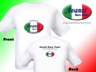 Avanti Race Parts - Ducati Race Team T-Shirt