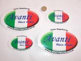 Avanti Race Parts Sticker Pack
