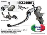 Accossato PRS Radial Clutch Master Cylinder with Folding Levers